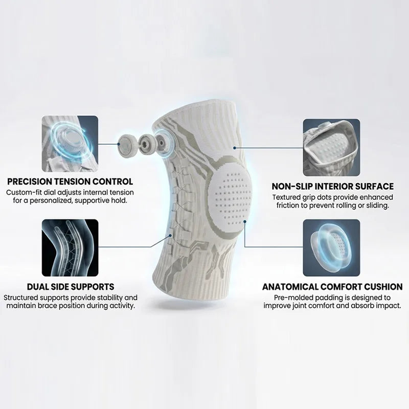 KIVORA™ Smart Knee Brace – Adjustable Knee Support