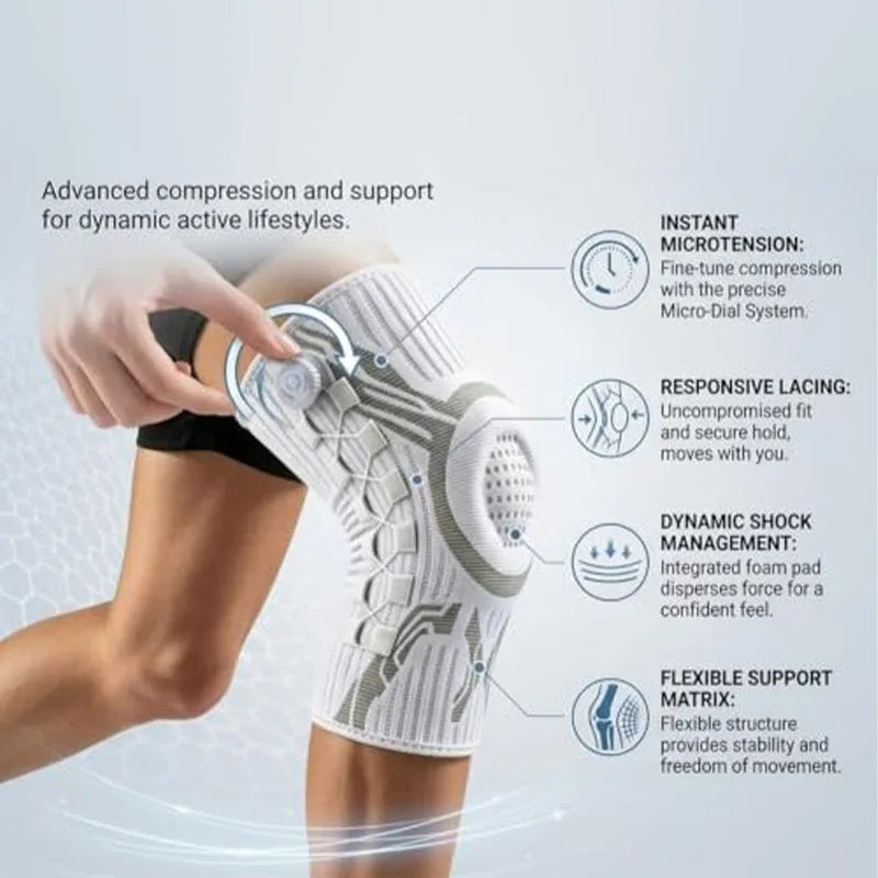 KIVORA™ Smart Knee Brace – Adjustable Knee Support