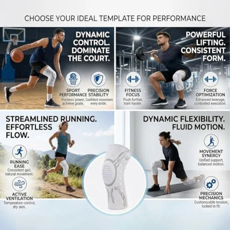 KIVORA™ Smart Knee Brace – Adjustable Knee Support